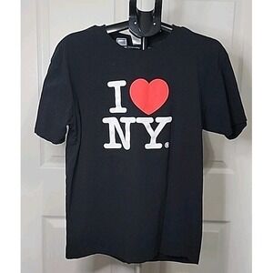 I Love New York T-shirt, Black, Size Large